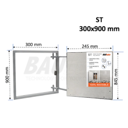 Revīzijas lūka zem flīzes BAULuke ST30x90