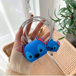 Maciņš lādētājam un vadam, Zils dūriens