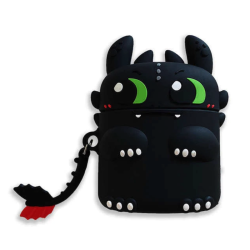 Aizsargmaciņš austiņam AirPods 1/2, Furria black