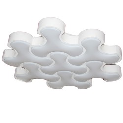 Griestu lampa THREE 147W LED 3000K 6000lm balta