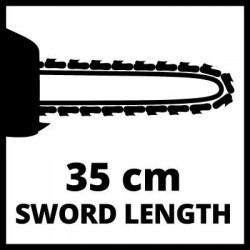 EINHELL GC-PC 1435 I TC Benzīna ķēdes zāģis EINHELL GC-PC 1435 I TC Benzīna ķēdes zāģis