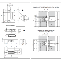 Pretplāksne klusai slēdzenei AGB EASY-MATIC EVO HromsvCR
