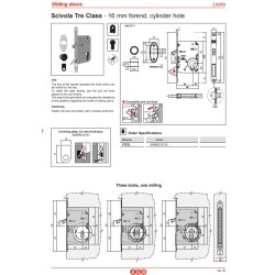 Bīdāmo durvju slēdzene AGB WAVE PZ Balts ZBN Bīdāmo durvju slēdzene AGB WAVE PZ Balts ZBN