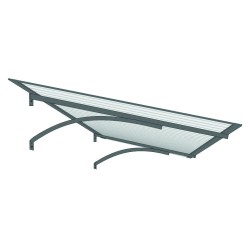 Jumtiņš STARKEDACH T-160, Taisns, gaiši pelēks. Jumtiņš STARKEDACH T-160, Taisns, gaiši pelēks.