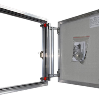 Slēptās alumīnija lūkas PRAKTIKA