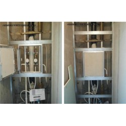 Revīzijas lūka zem flīzes BAULuke L20x40 (alumīnijs)